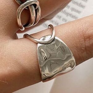 #25 NEW 925 Sterling Silver Open Adjustable Ring